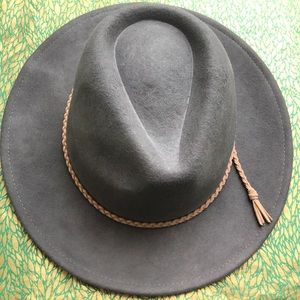 Free People Gray Felt Hat